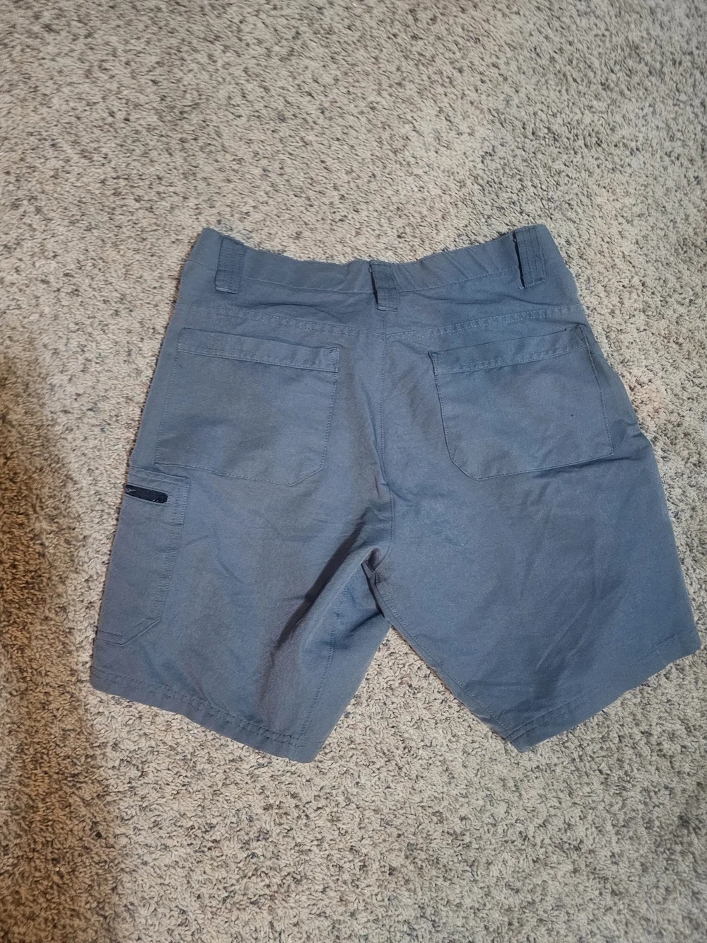 Trunks Men's Multi Functional Hybrid Cargo Shorts Size 32 Gray Beach Land Water